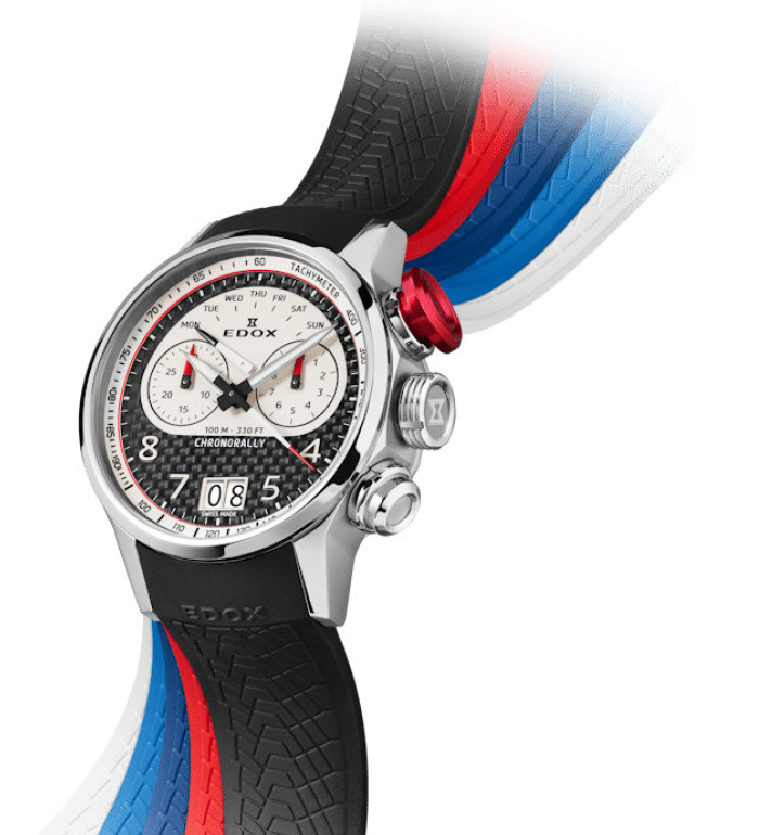 ЧАСОВНИК EDOX CHRONORALLY CHRONOGRAPH 45ММ LIMITED EDITION 38003 TINR CANBR 