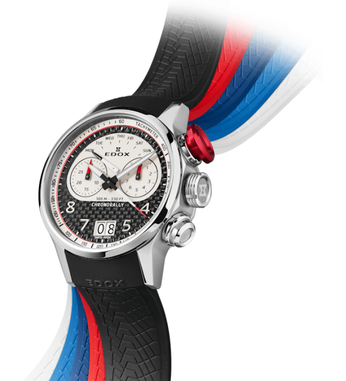 ЧАСОВНИК EDOX CHRONORALLY CHRONOGRAPH 45ММ LIMITED EDITION 38003 TINR CANBR 