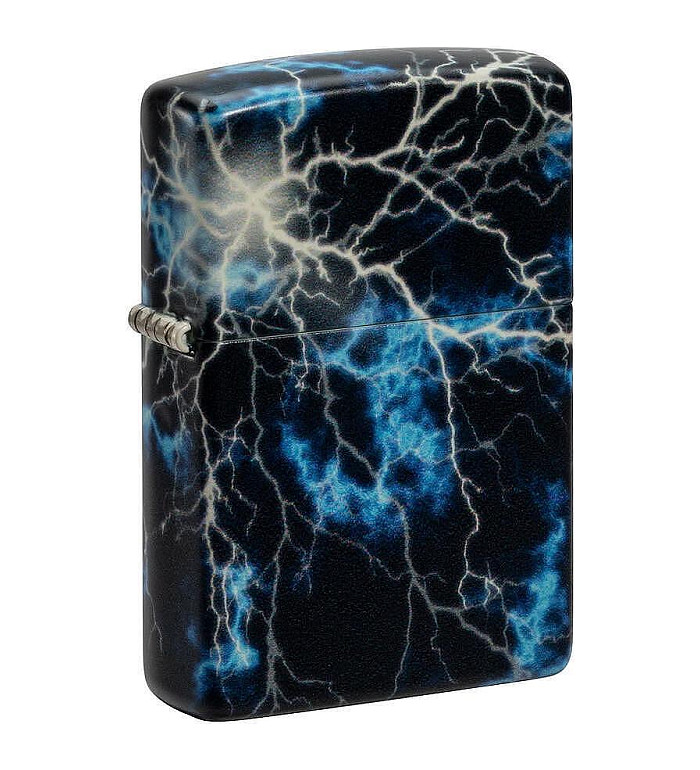 LIGHTER ZIPPO LIGHTNING DESIGN GLOW IN THE DARK
