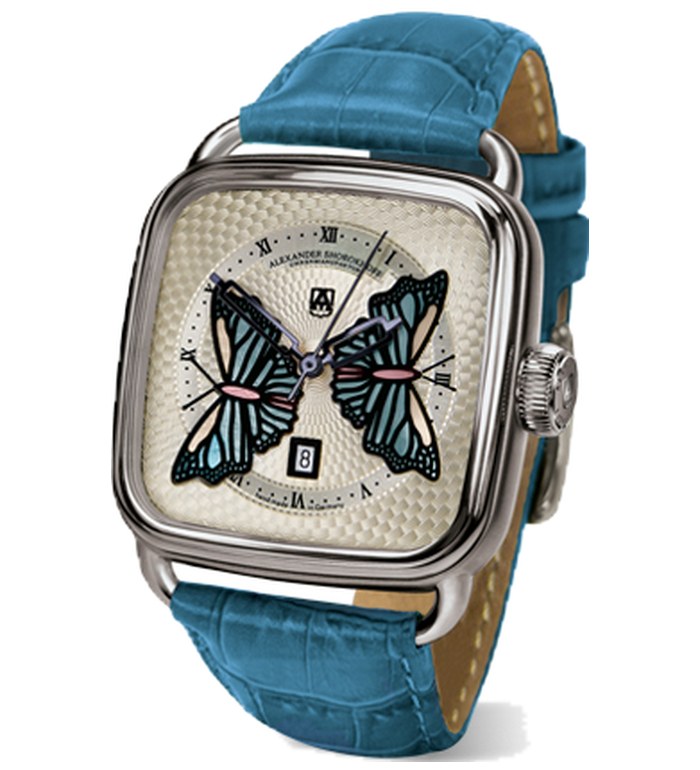 ALEXANDER SHOROKHOFF  ALEXANDER  PUSHKIN UNIQUE AUTOMATIC  36X36MM  LADIES WATCH  LIMITED EDITION 25PIECES AS.AP-B2