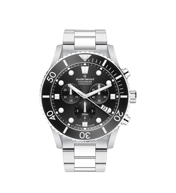 Claude Bernard Aquarider Chronograph 10252 3NBM NIB