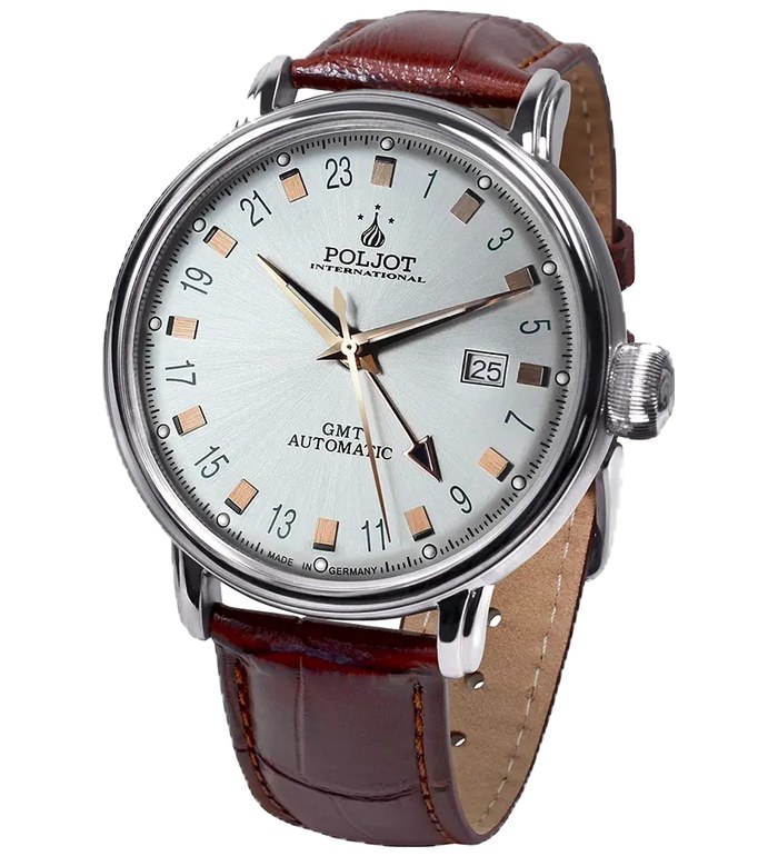 Часовник POLJOT INTERNATIONAL JAROS GMT  42MM 34NH.4200111