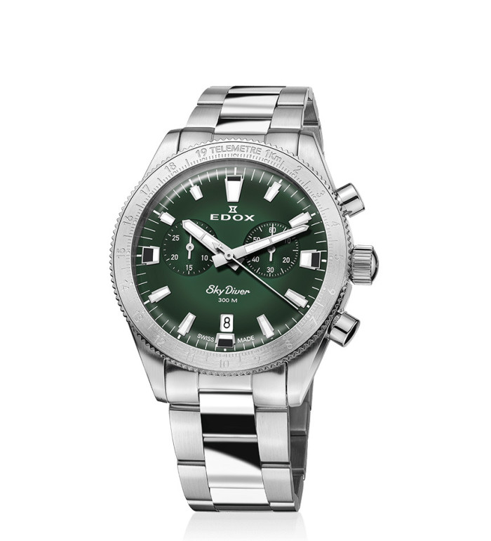 Edox Skydiver Chronograph Quartz 10116 3 Vidn
