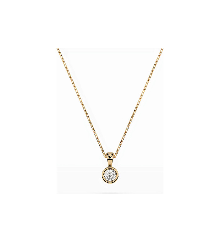 Cara колие с диамант 0.10 ct – ЗЛАТНО БИЖУ 14К K104-10010Y(3.0)/14K