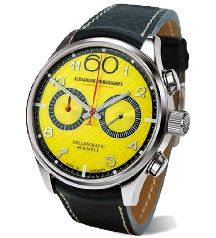 Часовник ALEXANDER SHOROKHOFF YELLOWMATIC  43.5MM AS.N.PT05-55
