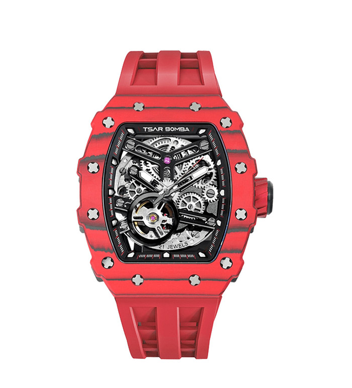 TSAR BOMBA T-Elemental Carbon Fiber Bull Red TB8208CF-07
