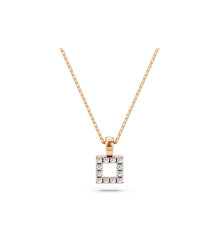 Cara колие с диаманти 0.06 ct – ЗЛАТНО БИЖУ 14К K104-10079R/14K
