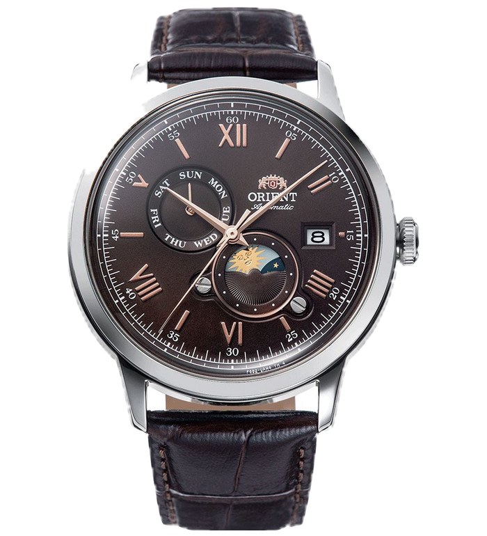ORIENT SUN AND MOON 41.5MM MEN'S WATCH RA-AK0804Y