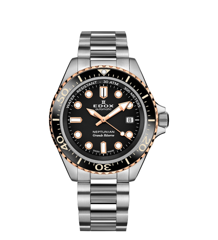 Edox Neptunian Grande Réserve Date Automatic 80801 3NRM NIR