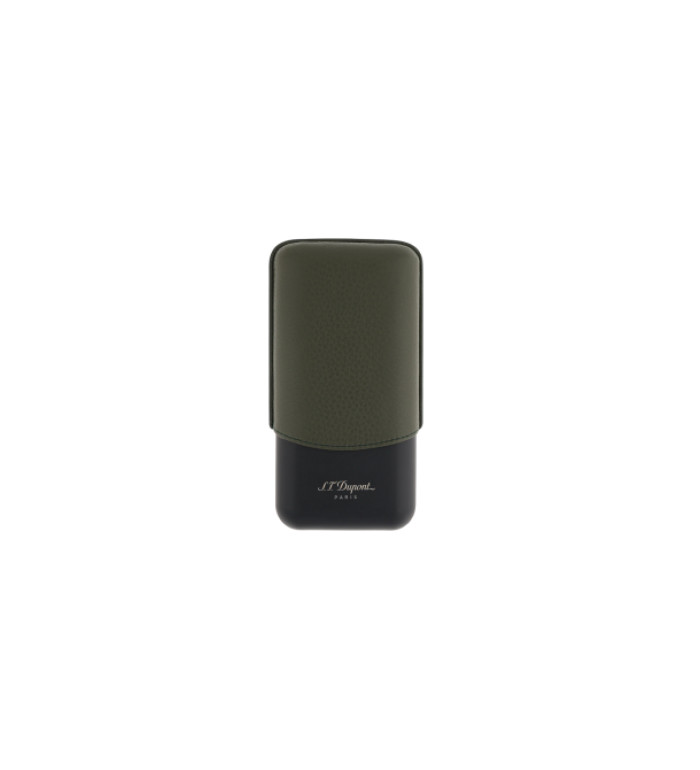 Калъф за 3 пури S.T.Dupont 3 Cigar case khaki 183349