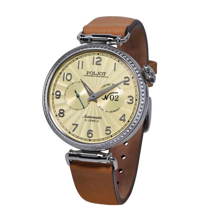 POLJOT INTERNATIONAL KIROVSKY GUILLOCHE AUTOMATIC LIMITED EDITION 40MM MEN'S WATCH 2415.1981152