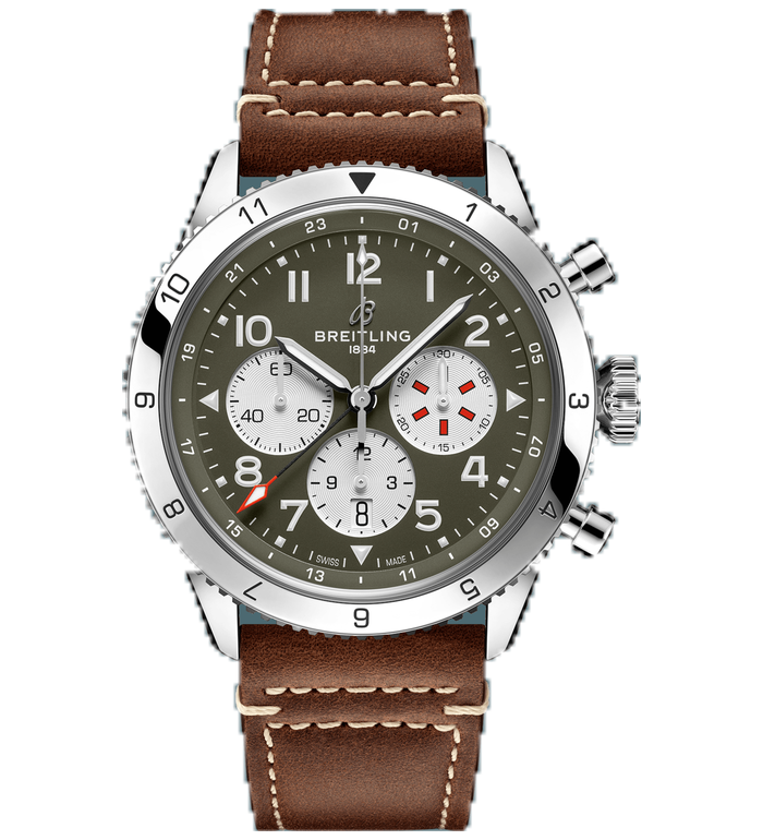 BREITLING SUPER AVI B04 CHRONOGRAPH GMT 46 CURTISS WARHAWK AB04452A1L1X1