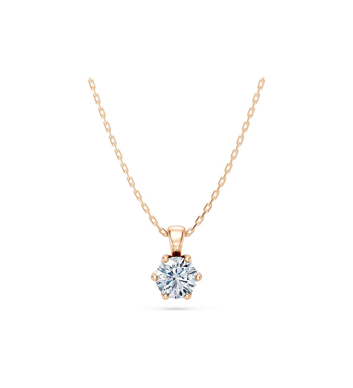 Cara колие с диамант 0.50 ct GIA сертификат – ЗЛАТНО БИЖУ 14К K104-10004R(5.1)/14K