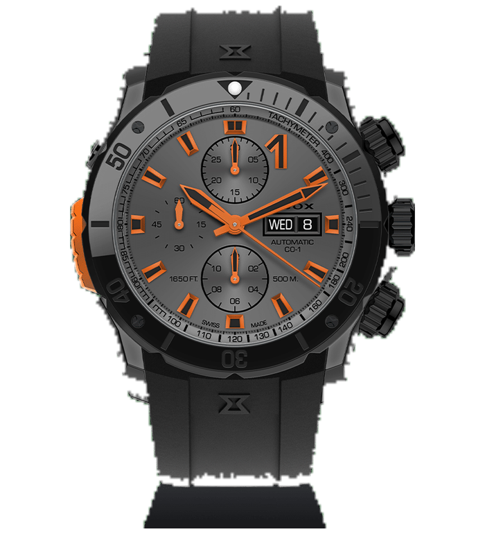 EDOX CO-1 AUTOMATIC 45MM MEN'S WATCH 01128 37GNNOCA GNO