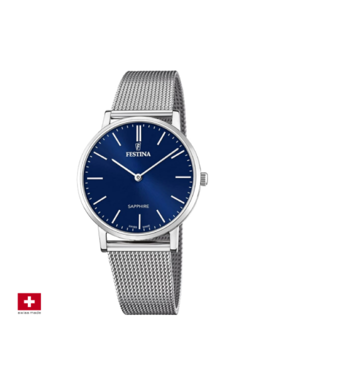 FESTINA SWISS MADE 39.3MM MEN`S WATCH F20014/2