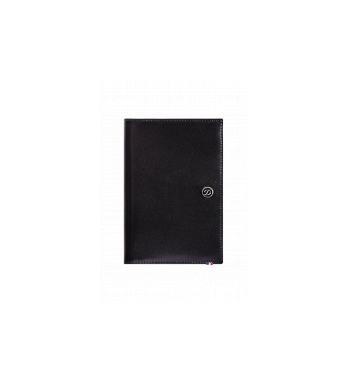 Калъф за паспорт S.T.Dupont LINE D PASSPORT COVER BLACK 180012