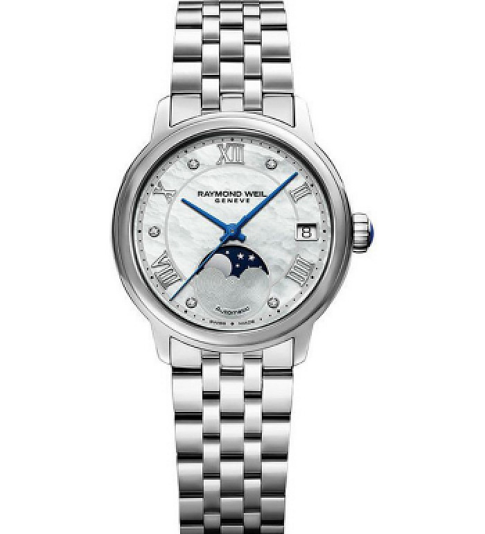 RAYMOND WEIL MAESTRO AUTOMATIC 34MM LADIES WATCH 2139-ST-00965