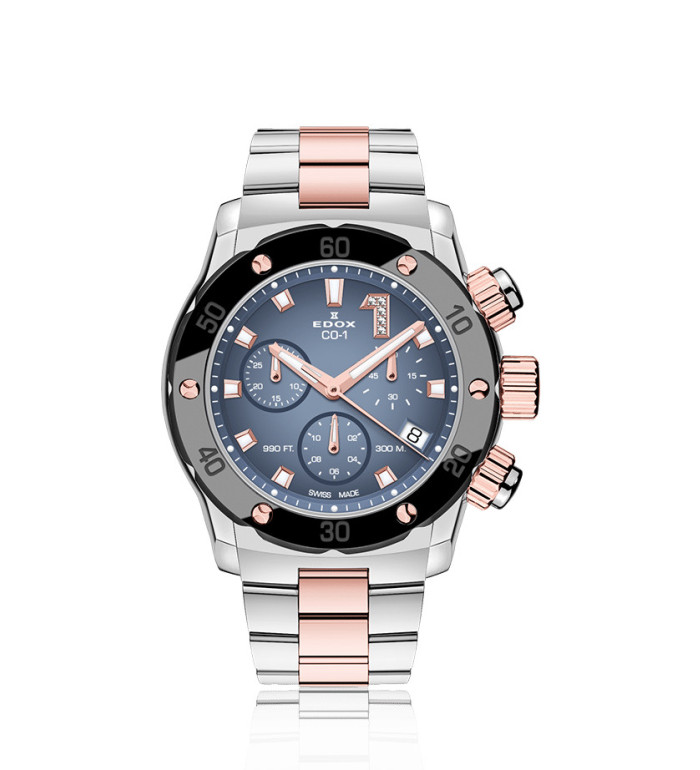 Edox CO-1 Chronolady Quartz 10255 357RM Buidr