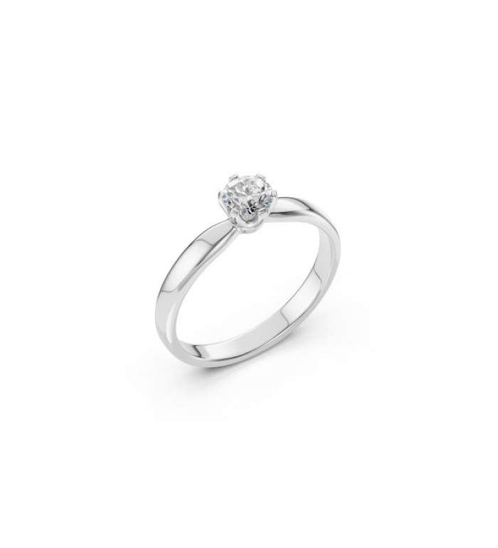 CARA Златен пръстен с диамант 0.45 ct GIA сертификат K101-10040W 
