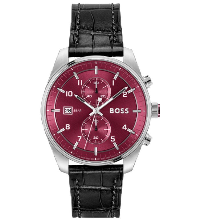 HUGO BOSS SKY TRAVELLER 44MM MEN'S WATCH 1514193