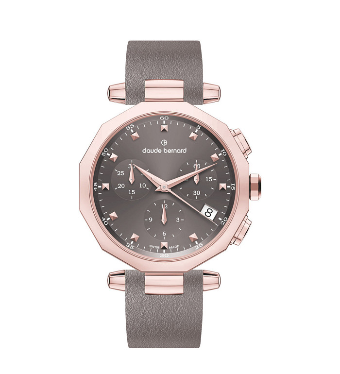 Claude Bernard Dress Code Chronograph 10251-37RCGR-GRIR