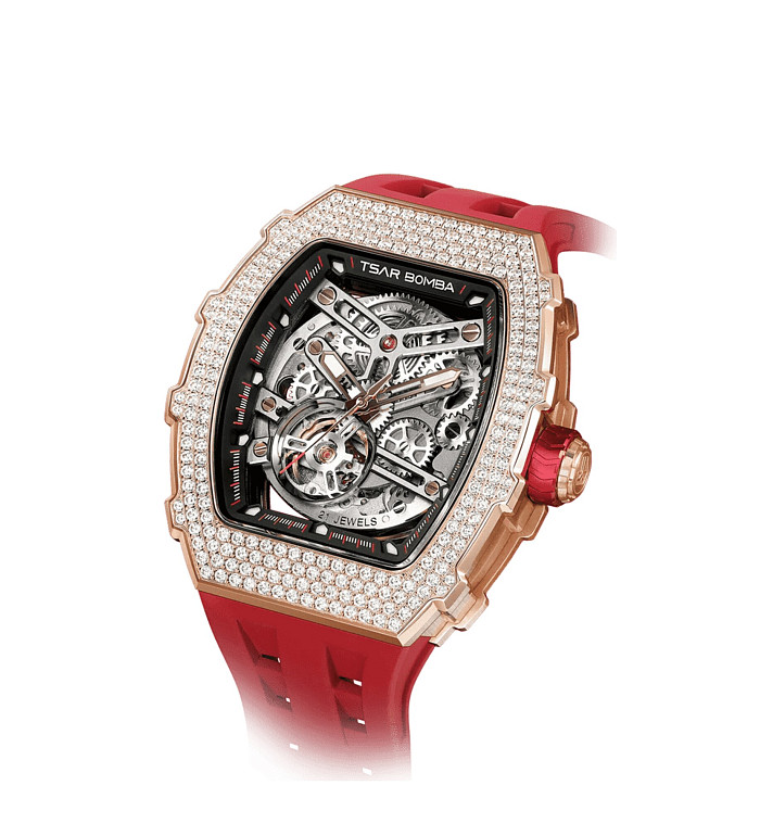 TSAR BOMBA T-Elemental Automatic Red TB8208D-12