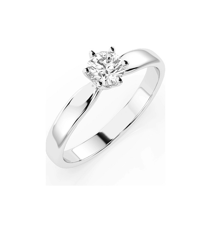 Cara пръстен с диамант 0.30 ct GIA сертификат – ЗЛАТНО БИЖУ 14К K101-10040W(4.2)/14K