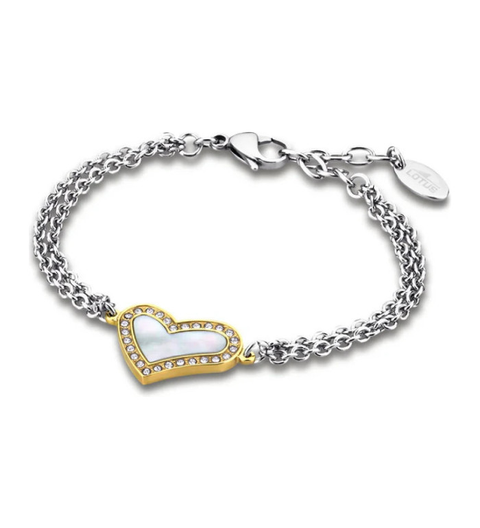 LOTUS STYLE WOMAN'S HEART STEEL BRACELET LS1670-2/2