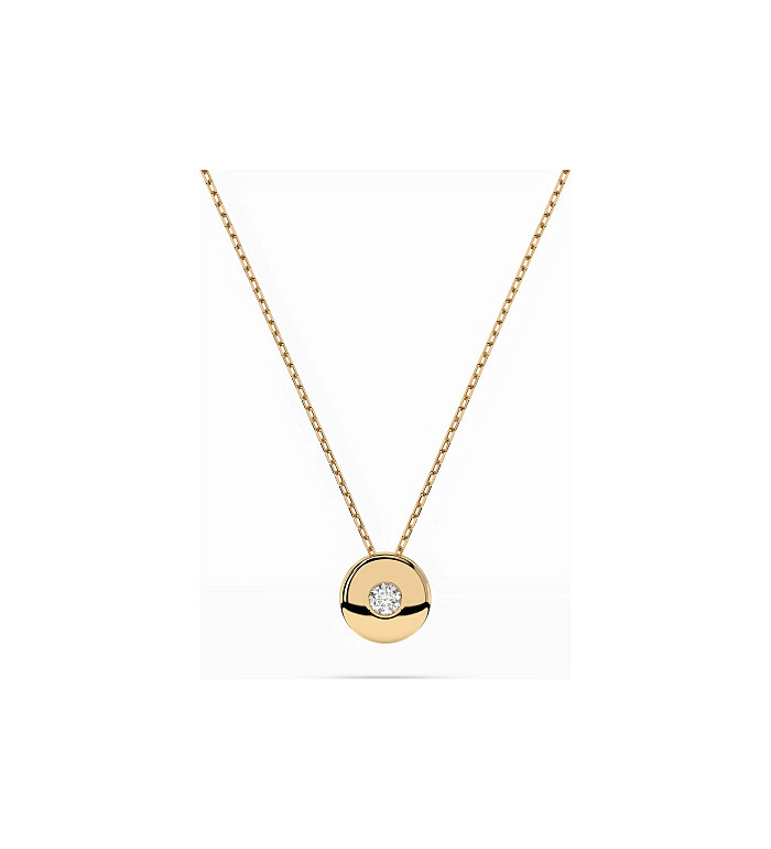 Cara колие с диамант 0.04 ct – ЗЛАТНО БИЖУ 14К K104-10015Y(2.2)/14K