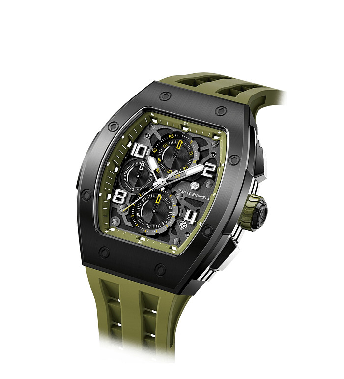 TSAR BOMBA T-Elemental Olive Green TB8224Q-06