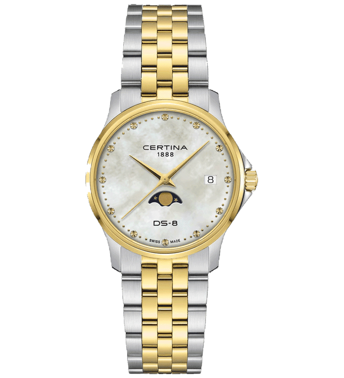 ЧАСОВНИК CERTINA DS 8 MOONPHASE LADY 32MM C045.223.22.111.00