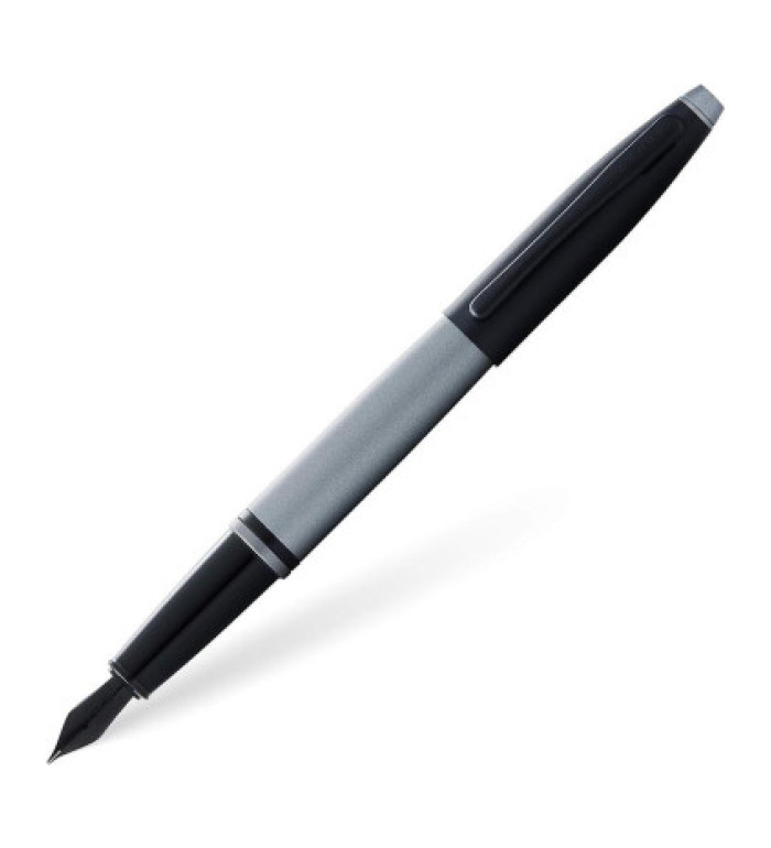 Писалка Cross Calais - Matte Grey And Black Lacquer, F перо