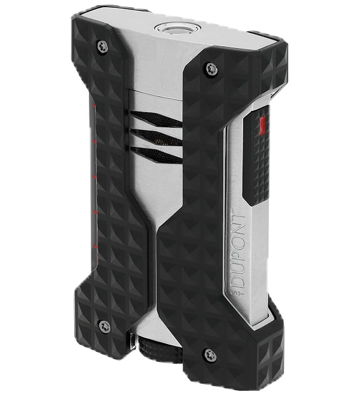 S.T.Dupont WINDPROOF Brushed lighter Silver запалка W21324