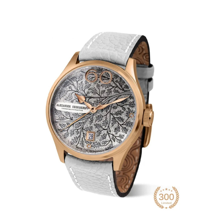 ALEXANDER SHOROKHOFF WINTER AUTOMATIC 39MM  LADIES WATCH   GERMAN DESIGN AWARD AS-LA-WIN-10