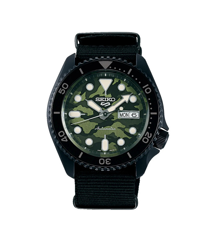 Seiko 5 Sports Camouflage Street Style Corso Vinci SRPJ37K1