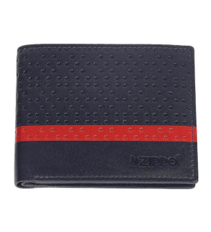 Мъжки портфейл Zippo - Navy Blue, с Rfid защита, тъмносин