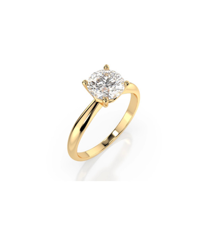 Златен пръстен с диамант CARA 0.70 ct GIA сертификат K101-10021Y