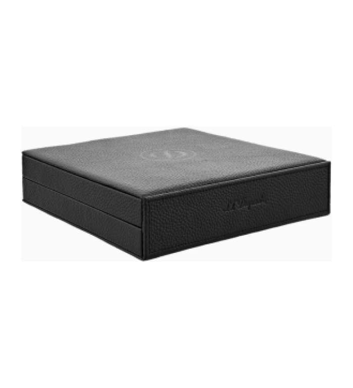 Кутия за пури S.T.Dupont Black Leather Travel Cigar Humidor 1357