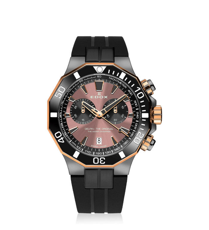 Edox Delfin Chronograph Quartz 10112 357GRNCA Brnr