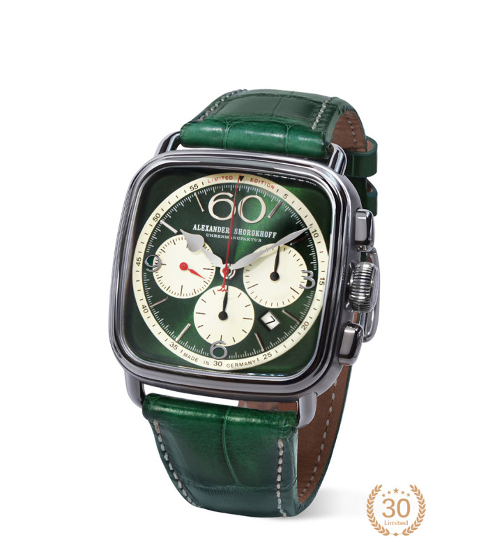  Часовник ALEKSANDER SHOROKHOFF Square & Round 44.5mm Limited edition 30pcs AS.SR02-5