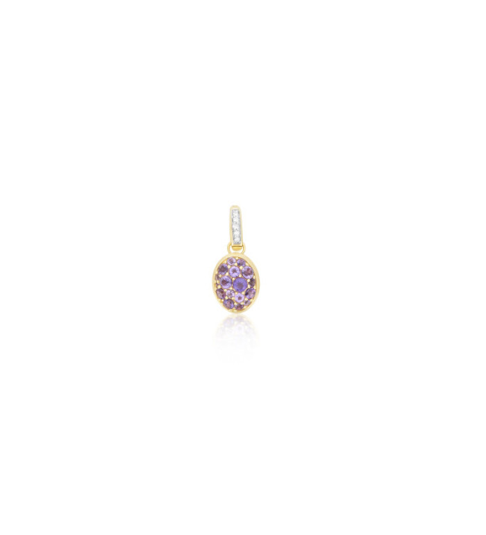 NANIS BOULES  Small ВИСУЛКА АМЕТИСТ, ДИАМАНТИ PS26-609