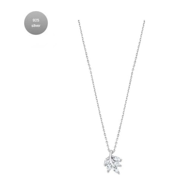 LOTUS SILVER PURE ESSENTIAL SILVER NECKLACE LP3086-1/1