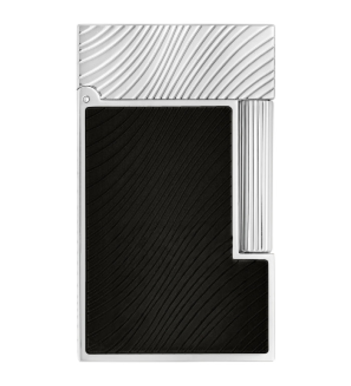 Запалка S.T.Dupont Ligne 2 Horse Mane Guilloche Black C16090CL