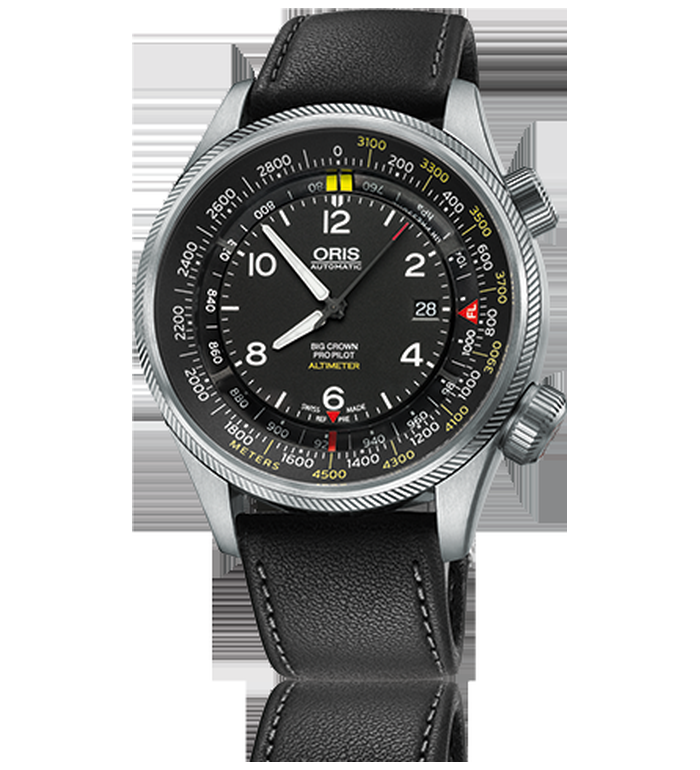 ORIS AVIATION BIG CROWN PROPILOT ALTIMETER WITH METER SCALE 47MM 733 7705 4164