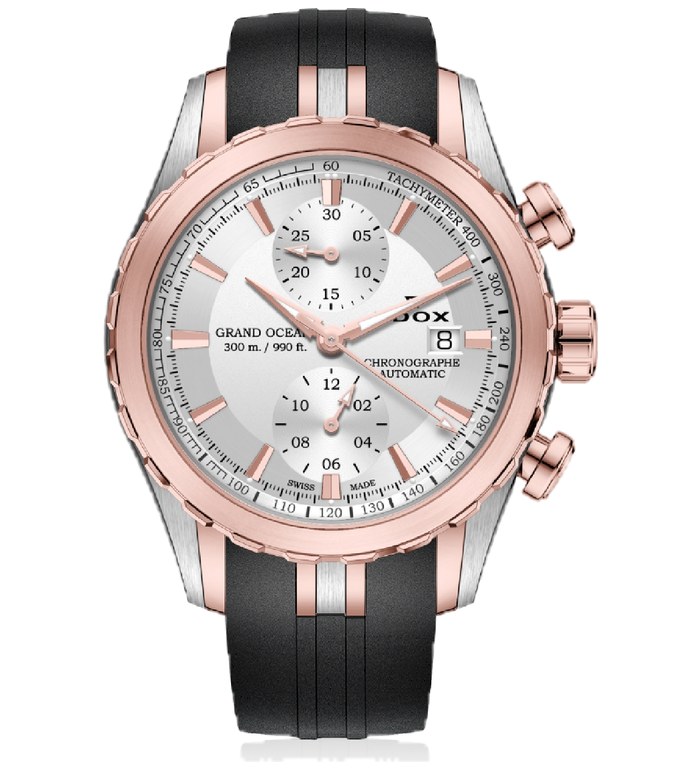 ЧАСОВНИК EDOX GRAND OCEAN CHRONOGRAPH AUTOMATIC 43MM 09800 357RCA AIR