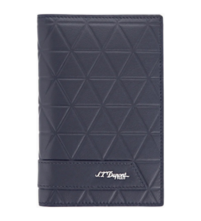 Калъф за паспорт S.T.Dupont Firehead Blue Passport Holder 161614