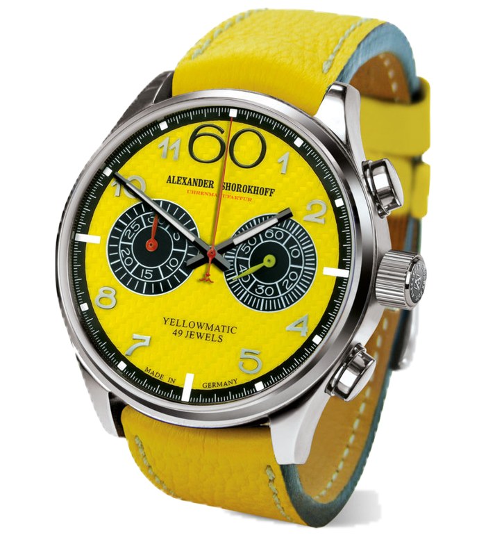 Часовник ALEXANDER SHOROKHOFF YELLOWMATIC 43.5MM AS.N.PT05-58