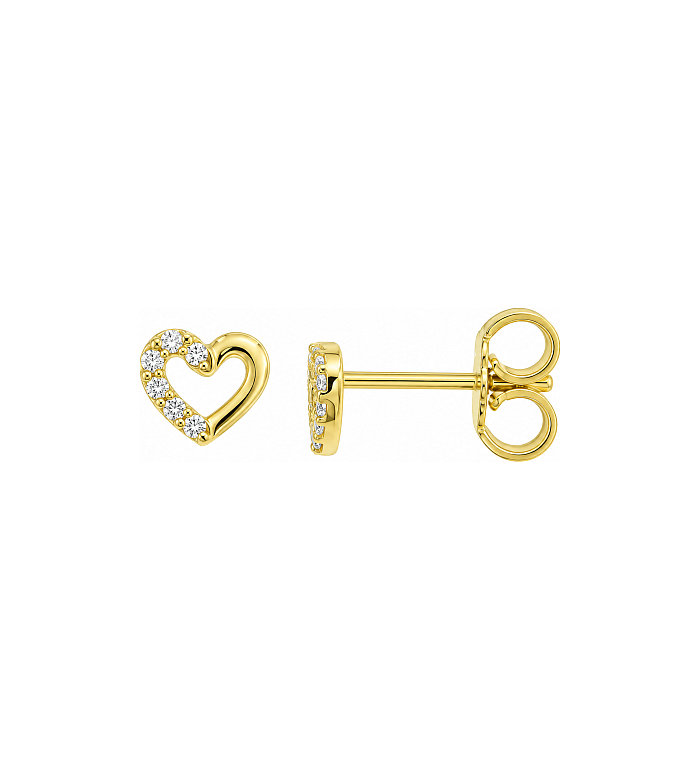 Cara Diamanti златни обеци с диаманти BB0560Y/0.07ctsSI/H