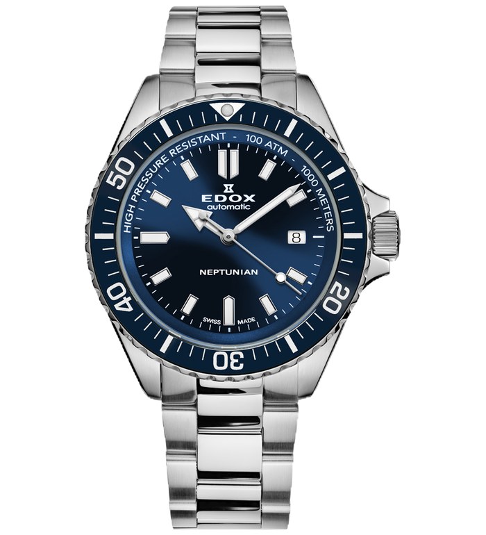 EDOX SKY DIVER  NEPTUNIAN AUTOMATIC 44MM MEN'S 80120 3BUM BUF