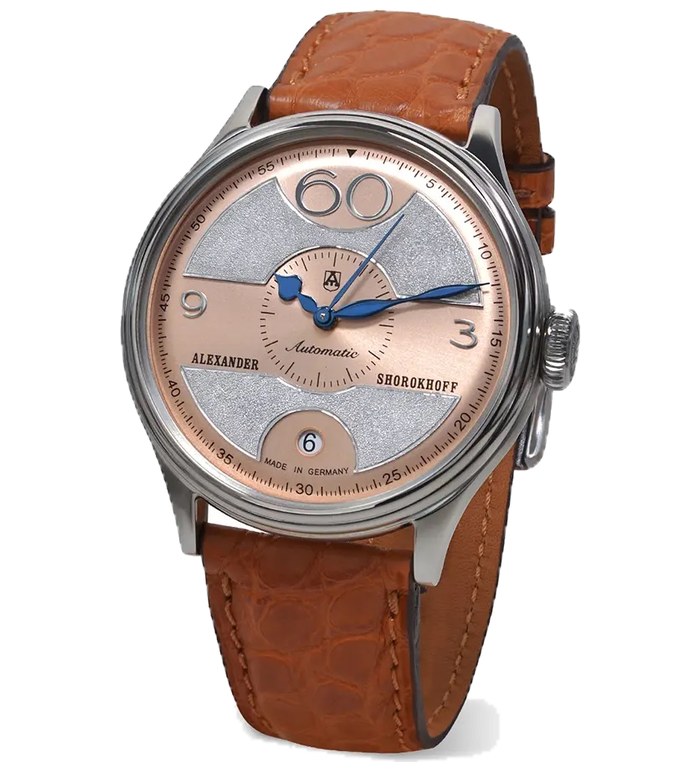 Часовник ALEXANDER SHOROKHOFF VINTAGE 7 MATT 39.5MM LIMITED EDITION 30PCS AS.V7-RS